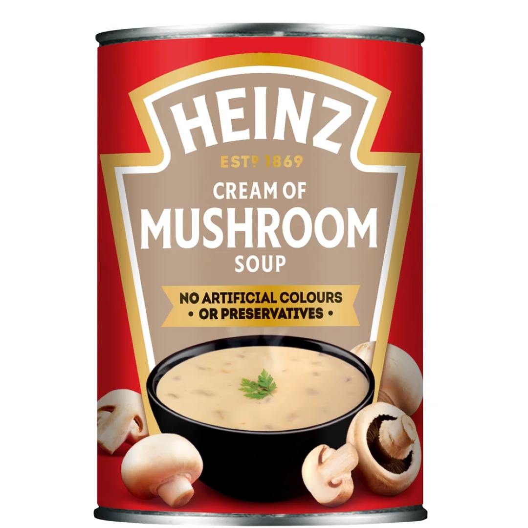 HEINZ CREAM OF MUSHROOM SOUP 400G
